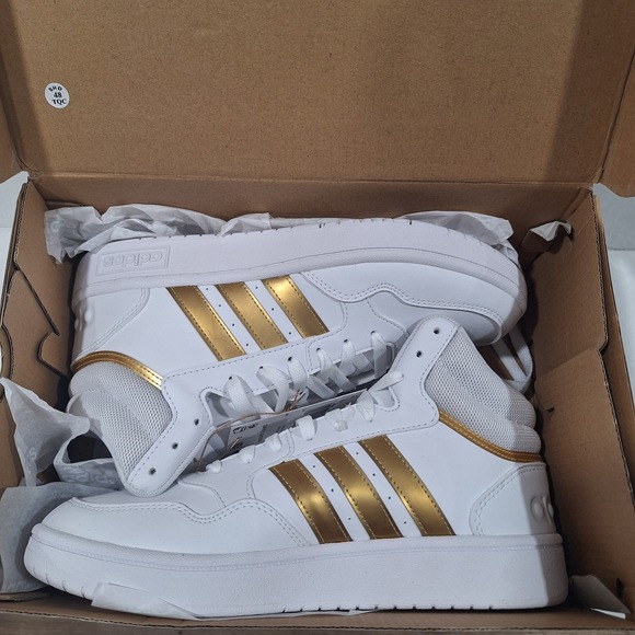 Adidas Women's Hoops 3.0 Mid Basketball Shoes Sneakers Size 8.5 New - Picture 2 of 16